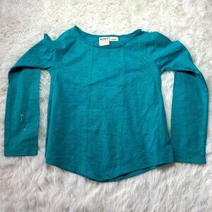 Roxy Girl long Sleeve Green Shirt Casual Shirt Girls Size 6
